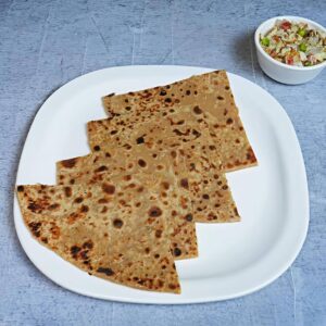 Aloo Parantha with Scrambles Egg