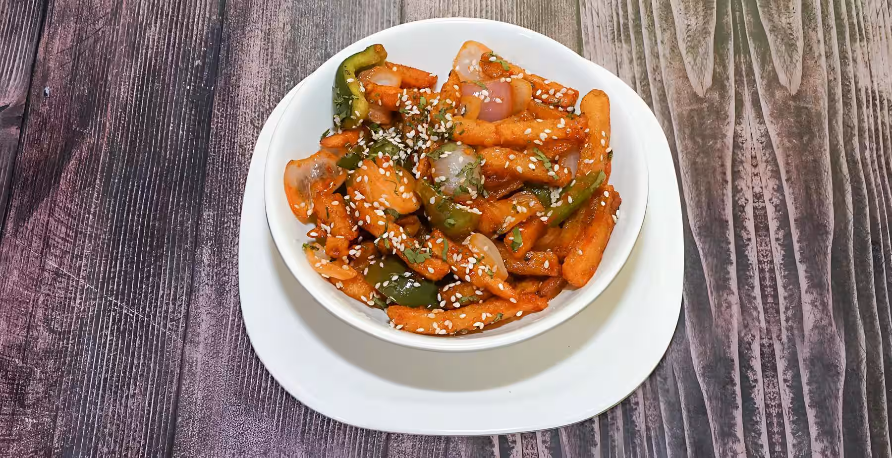 Honey Chilli Potato