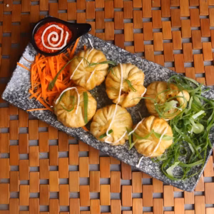 Mutton Momo Fried