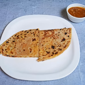 Aloo Parantha with Chole