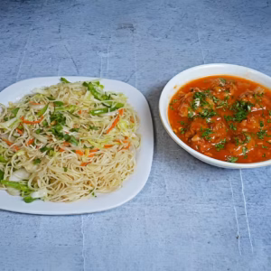 Veg Noodles & Chilli Paneer