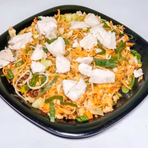Hot garlic Chicken & Egg Noodle Rice Mix